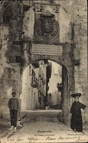 Ak Hondarribia Fuenterrabia Baskenland, La Puerta principal