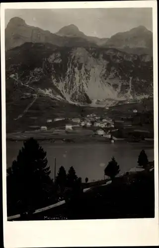 Foto Ak Molveno Malfein Trentino?, Gesamtansicht, Berge