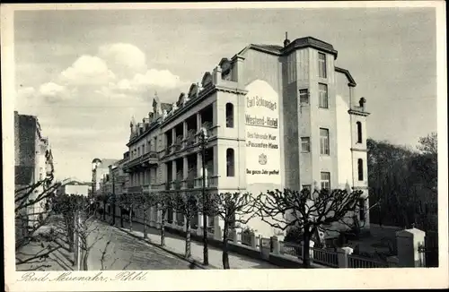 Ak Bad Neuenahr Ahrweiler in Rheinland Pfalz, Carl Schroeders Westend Hotel