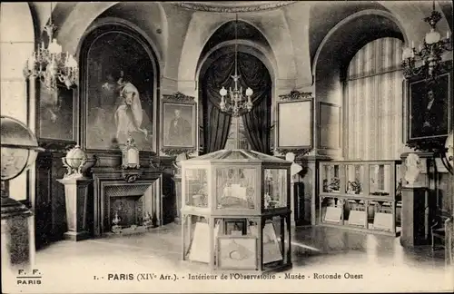 Ak Paris XIV. Arrondissement Observatoire, Interieur de l'Observatoire, Musee