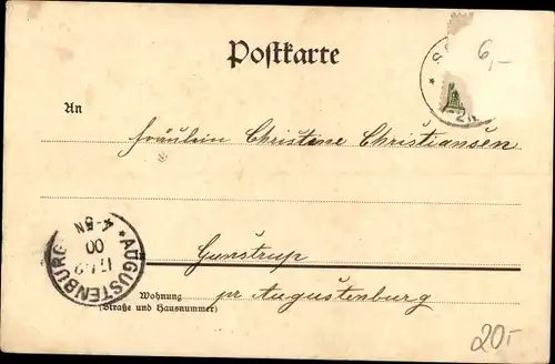 Ak Tandslet Dänemark, Kirche, Schule, Dorfstraße