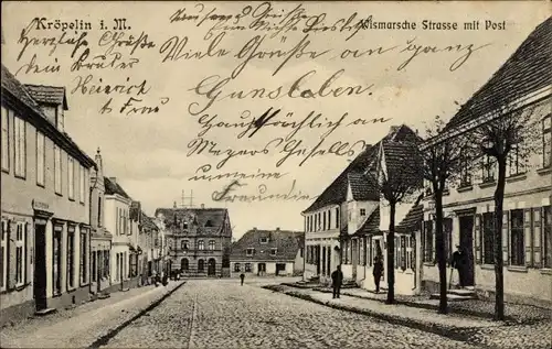 Ak Kröpelin in Mecklenburg, Wismarsche Straße, Post