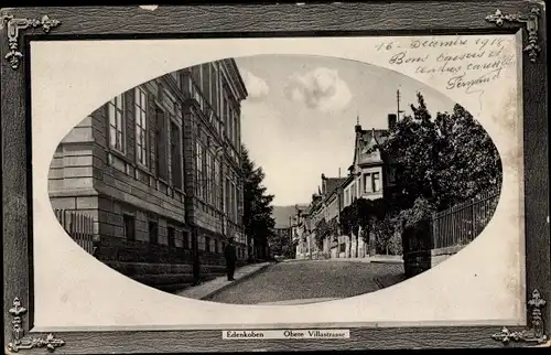 Passepartout Ak Edenkoben an der Haardt Pfalz, Obere Villastraße