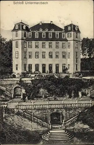 Ak Untermerzbach in Unterfranken, Schloss