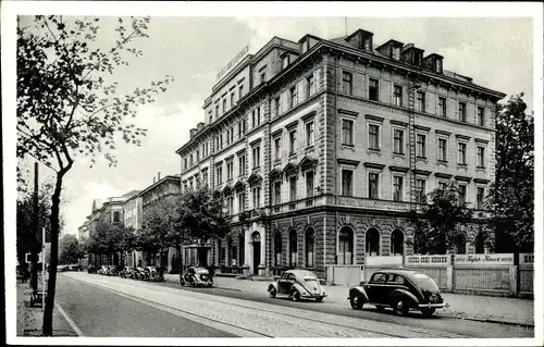 Ak Augsburg in Schwaben, Hotel Drei Kronen