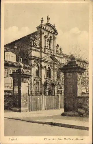 Ak Erfurt in Thüringen, Kirche d. ehemaligen Karthäuser Klosters