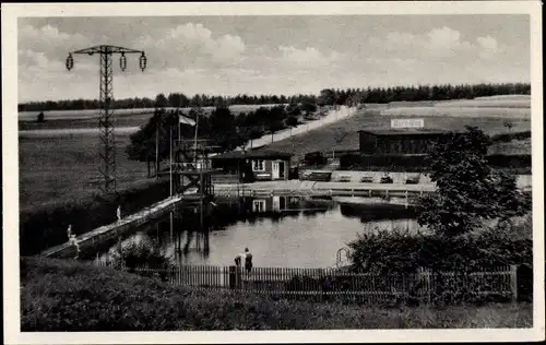 Ak Frauenwald am Rennsteig Ilmenau in Thüringen, Bergbad