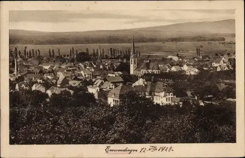 Ak Emmendingen im Breisgau Baden, Gesamtansicht