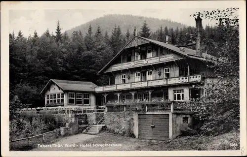 Ak Tabarz im Thüringer Wald, Hotel Schweizerhaus