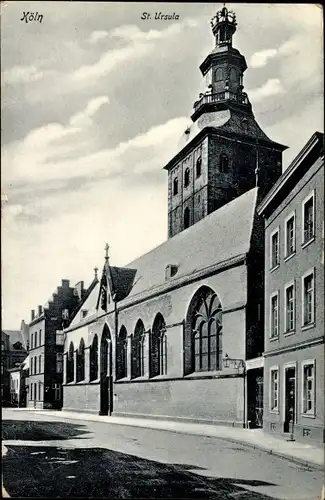 Ak Köln am Rhein, St. Ursulakirche