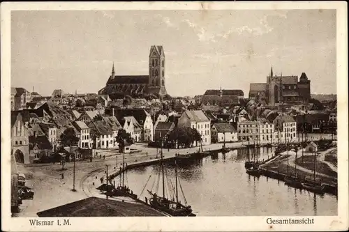 Ak Hansestadt Wismar, Gesamtansicht