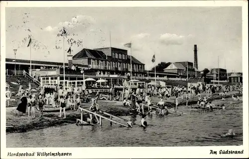 Ak Wilhelmshaven in Niedersachsen, Am Südstrand