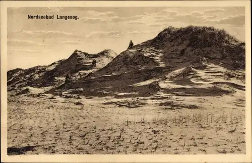 Ak Nordseebad Langeoog Ostfriesland, Dünen