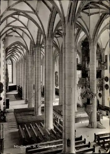 Ak Nördlingen in Schwaben, St. Georgskirche