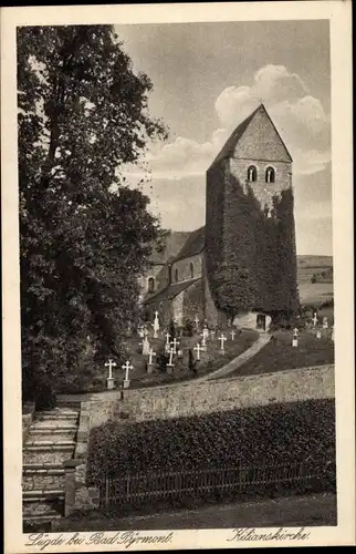 Ak Lügde im Weserbergland, Kilianskirche