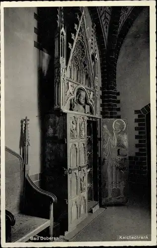 Ak Bad Doberan in Mecklenburg, Kirche, Kelchschrank