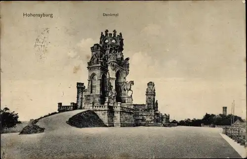Ak Syburg Dortmund Nordrhein Westfalen, Hohensyburg, Denkmal
