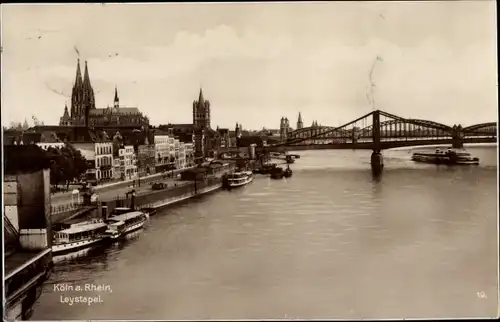 Ak Köln am Rhein, Leystapel