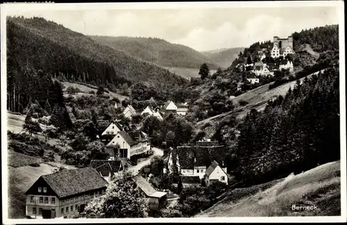 Ak Berneck Altensteig im Schwarzwald, Blick ins Tal