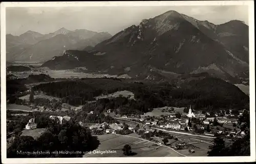 Ak Marquartstein im Chiemgau, Hochplatte, Geigelstein