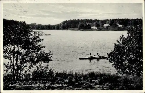 Ak Grafenwöhr in Bayern, Grünhundweiher, Truppenübungsplatz