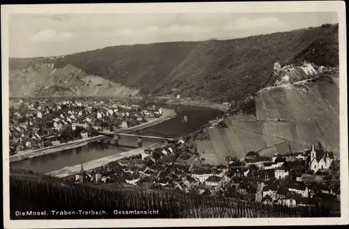 Ak Traben Trarbach an der Mosel, Gesamtansicht