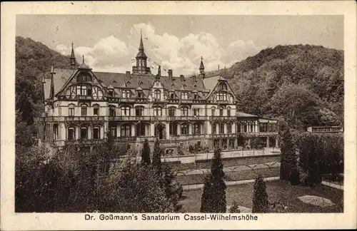 Ak Bad Wilhelmshöhe Kassel in Hessen, Dr. Goßmann's Sanatorium