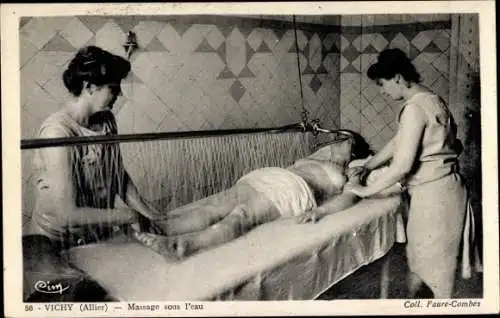 Ak Vichy Allier, Massage sous l'eau