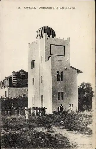 Ak Bourges Cher, Observatoire de l'Abbe Moreux