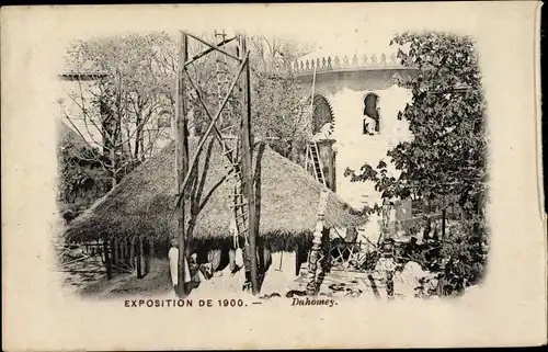 Ak Exposition de 1900, Dahomey, Village