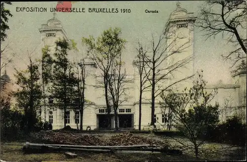 Ak Exposition Universelle Bruxelles 1910, Canada