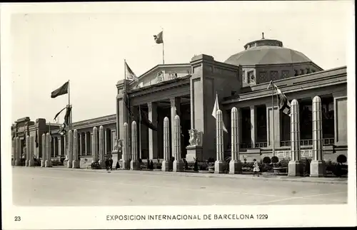 Ak Exposicion Internacional de Barcelona 1929, Palais de la Metallurgie