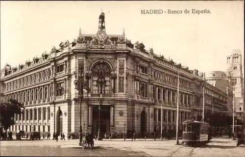 Ak Madrid Spanien, Banco de Espana