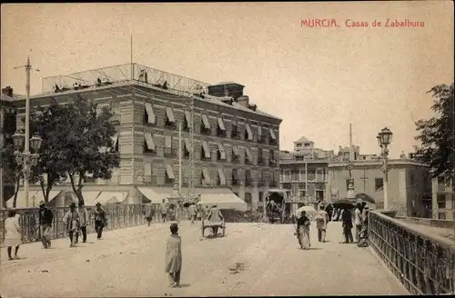 Ak Murcia Stadt Spanien, Casas de Zabalburu