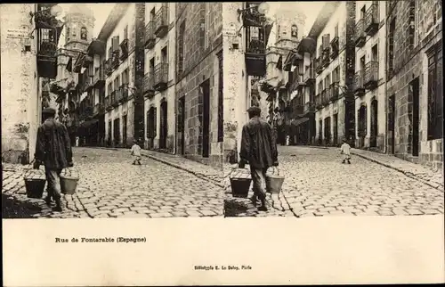 Stereo Ak Spanien, Rue de Fontarabie