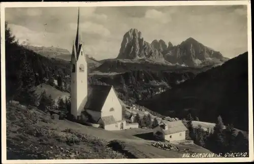 Ak Ortisei Sankt Ulrich in Gröden Südtirol, Val Gardena, S. Gircomo