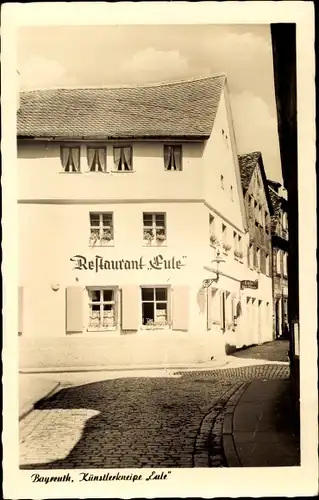Ak Bayreuth in Oberfranken, Künstlerkneipe Eule