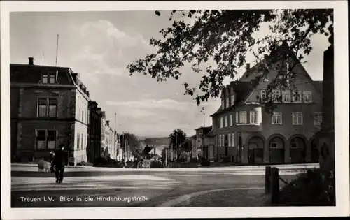 Ak Treuen im Vogtland, Hindenburgstraße
