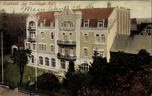 Ak Lutherstadt Eisenach in Thüringen, Der Karthäuser Hof