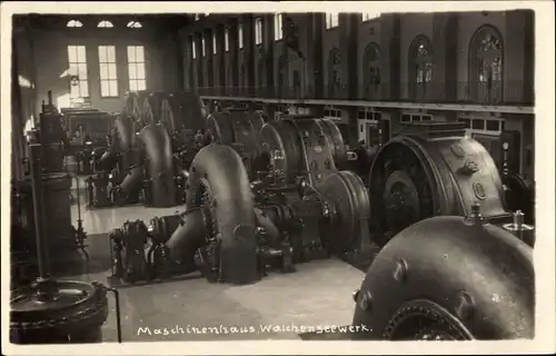 Foto Ak Walchensee Kochel am See, Walchenseekraftwerk, Maschinenraum