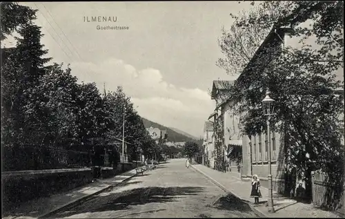 Ak Ilmenau in Thüringen, Goethestraße