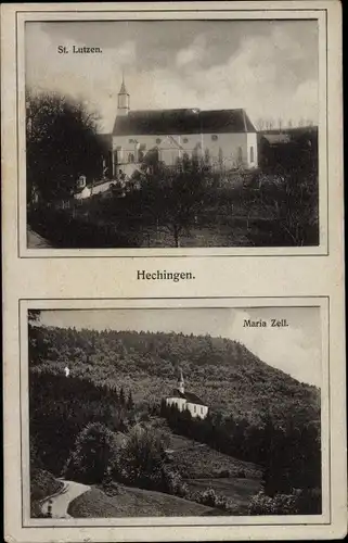 Ak Hechingen im Zollernalbkreis, St. Lutzen, Maria Zell