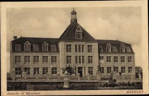 Ak Heerlen Limburg Niederlande, Ambacht- en Mijnschool