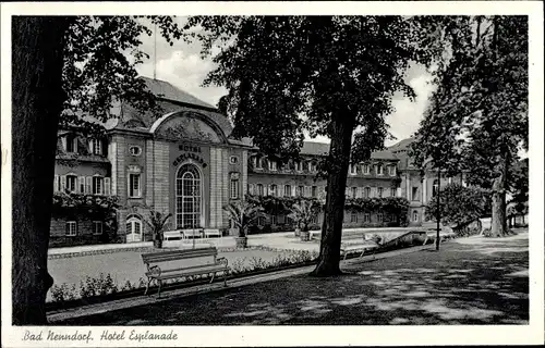 Ak Bad Nenndorf an der Weser, Hotel Esplanade