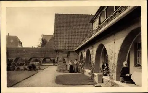 Ak Rüttenscheid Essen im Ruhrgebiet, Kruppsche Arbeiterkolonie Altenhof, Pfründhäuser