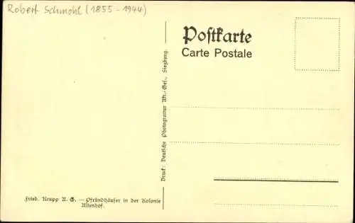 Ak Rüttenscheid Essen im Ruhrgebiet, Kruppsche Arbeiterkolonie Altenhof, Pfründhäuser