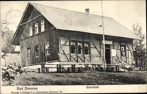 Ak Ilmenau in Thüringen, Gabelbach