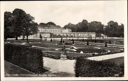 Ak Herrenhausen Hannover in Niedersachsen, Großer Garten