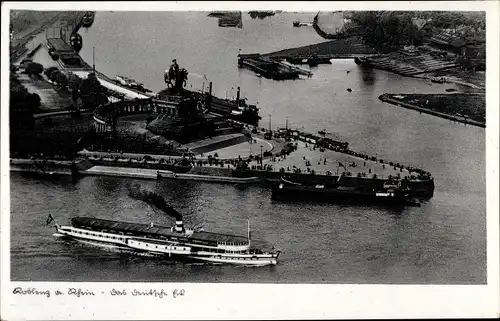 Ak Koblenz am Rhein, Mosel, Personenschifffahrt, Dampfer