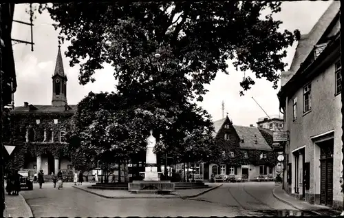 Ak Geisenheim am Rhein Hessen, Lindenplatz